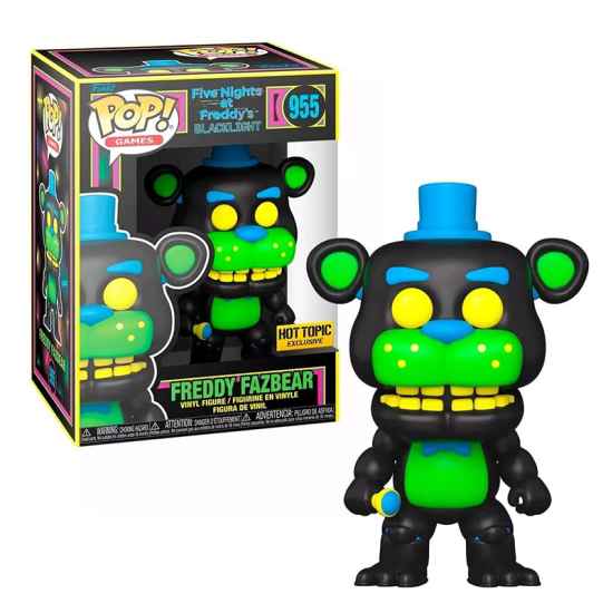 Funko Pop! Games: Five Nights at Freddy''''s -  Freddy Fazbear (Blacklight) (Exclusive) (955)